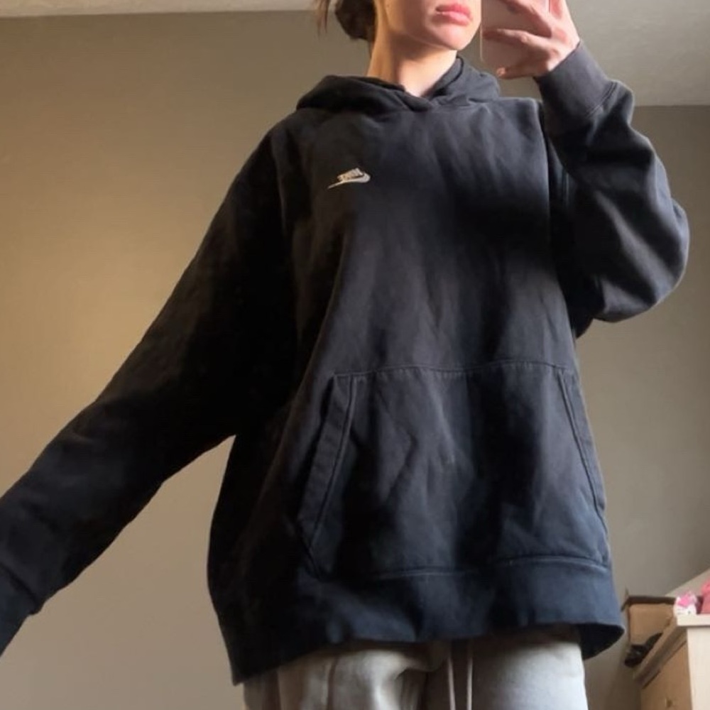 black Nike sweatshirt